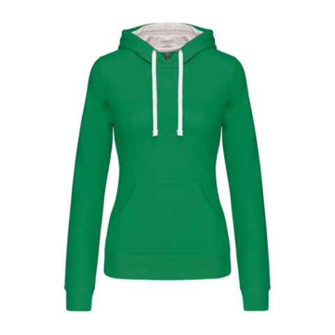 Hanorac dama, 80% bumbac pieptănat / 20% poliester,280 g/m², Kariban [1]