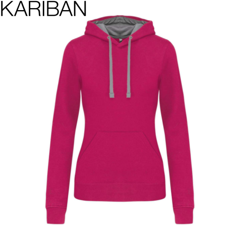 Hanorace & bluze personalizate - Hanorac dama, 80% bumbac pieptănat / 20% poliester,280 g/m², Kariban