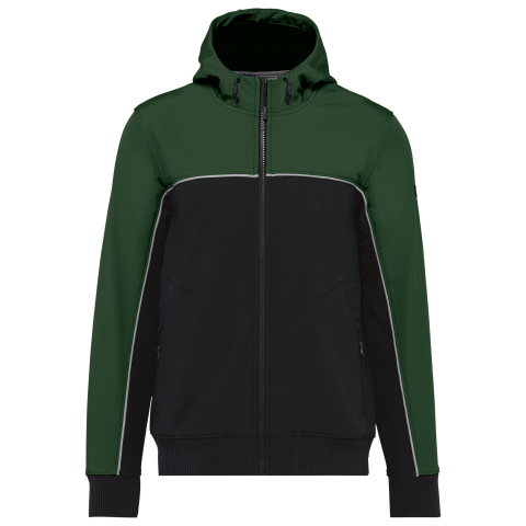Jacheta softshell barbati, 96% poliester / 4% elastan,WK Designed to work, 300 g/m2 [2]