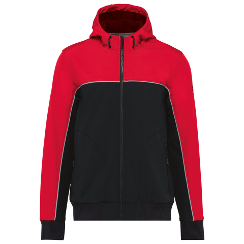 Jacheta softshell barbati, 96% poliester / 4% elastan,WK Designed to work, 300 g/m2 [4]