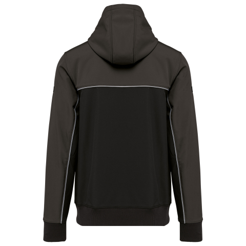 Jacheta softshell barbati, 96% poliester / 4% elastan,WK Designed to work, 300 g/m2 [8]