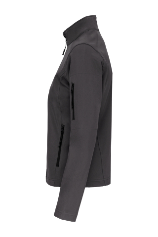 Jacheta softshell dama, 95% poliester, 5% elastan, 300 g/m², Kariban [62]