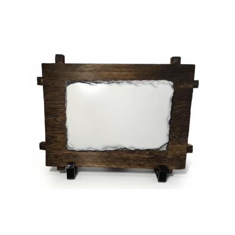 Placi ardezie - Placa ardezie pe suport de lemn