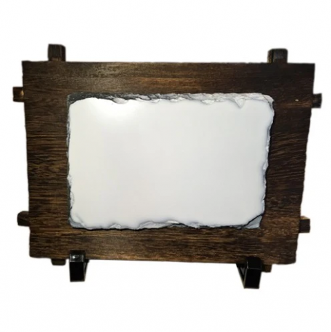 Placi ardezie - Placa ardezie pe suport de lemn