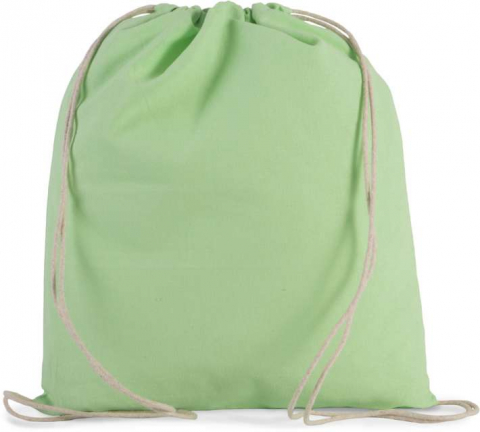 Sac de umar cu snur cu manere albe, 100% bumbac [3]