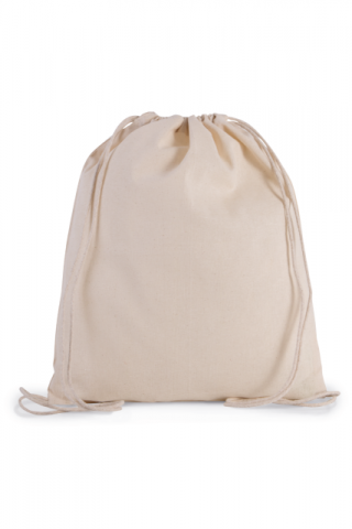 Sacose si rucsaci - Sac de umar cu snur cu manere albe, 100% bumbac