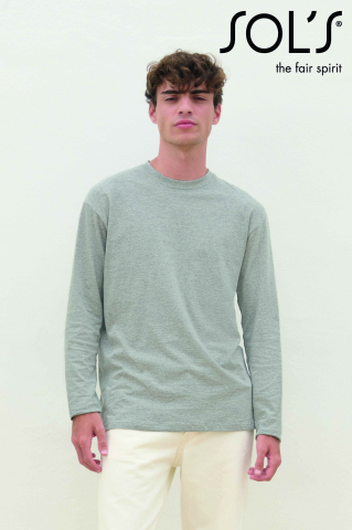 Tricou maneca lunga  barbati SOL'S, 100% bumbac semi-pieptănat,150 g/m² [2]