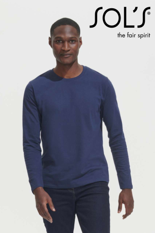 Tricou barbati maneca lunga, 100% bumbac semi-pieptănat,190 g/m², SOL'S [11]