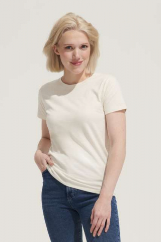 Tricouri clasice - Tricou clasic dama , 100% bumbac semi-pieptănat,190 g/m², SOL'S