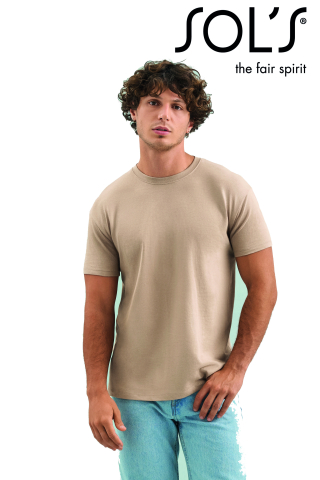 Tricou clasic barbati SOL'S, 100% bumbac semi-pieptănat, 150 g/m² [2]