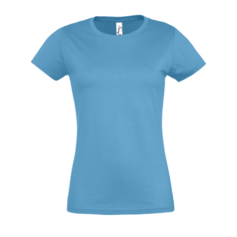 Tricou clasic dama SOL'S, 100% bumbac semi-pieptănat, 190 g/m² [24]