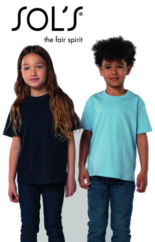 Tricou clasic copii, 100% bumbac semi-pieptănat, 190 g/m² Sol's [2]