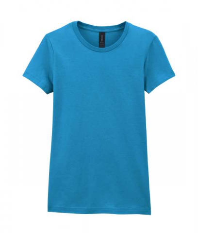 Tricou clasic dama, 100% bumbac,150 g/m² (alb – 145 g/m²), Gildan [1]
