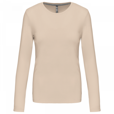 Tricou clasic maneca lunga dama, 100% bumbac,180 g/m², Kariban [7]