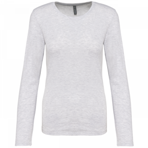 Tricou clasic maneca lunga dama, 100% bumbac,180 g/m², Kariban [1]