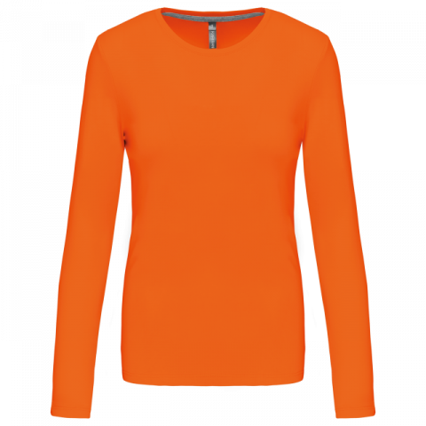 Tricou clasic maneca lunga dama, 100% bumbac,180 g/m², Kariban [10]