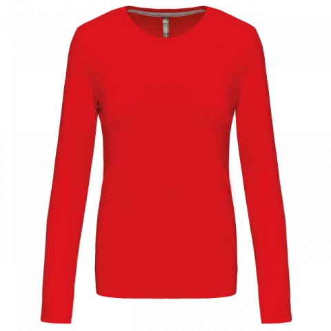 Tricou clasic maneca lunga dama, 100% bumbac,180 g/m², Kariban [13]
