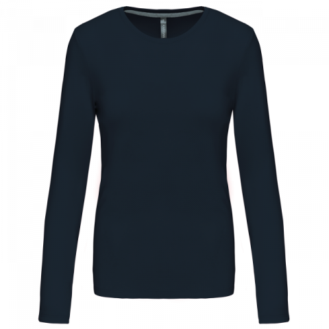 Tricou clasic maneca lunga dama, 100% bumbac,180 g/m², Kariban [9]