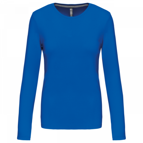 Tricou clasic maneca lunga dama, 100% bumbac,180 g/m², Kariban [6]