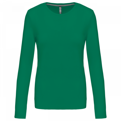 Tricou clasic maneca lunga dama, 100% bumbac,180 g/m², Kariban [5]