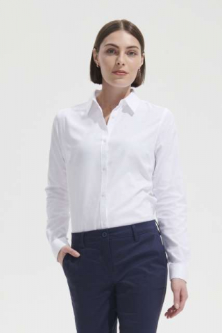 Imbracaminte profesionala - Camasa dama maneca lunga, 82% bumbac - 18%,125 g/m2 SOL'S