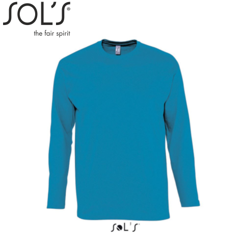 Tricouri personalizate - Tricou maneca lunga  barbati SOL'S, 100% bumbac semi-pieptănat,150 g/m²