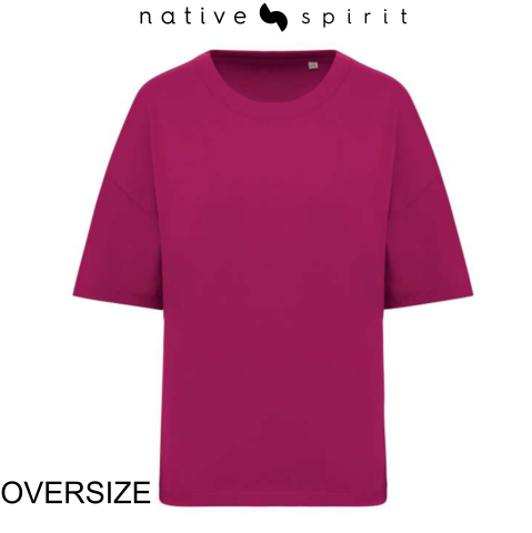 Tricouri personalizate - Tricou Oversize dama  Native Spirit, 100% bumbac organic, 180 g/m2