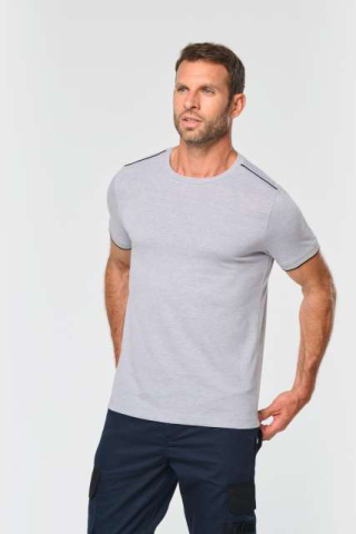 Tricou clasic barbati ,65% poliester / 35% bumbac, 190 g/m², WK Designed to work [4]