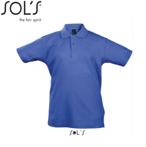 Tricouri polo personalizate - Tricou polo copii, 100% bumbac pieptănat, 170 g/m² Sol's