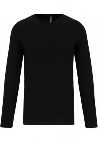 Tricou barbati maneca lunga, 97% bumbac - 3% elastan 160 g/m2 , Kariban [3]