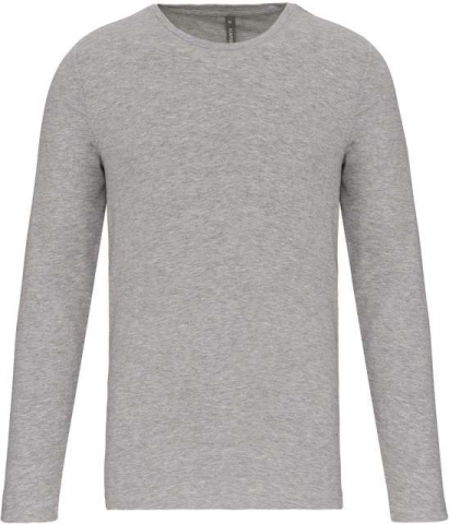 Tricou barbati maneca lunga, 97% bumbac - 3% elastan 160 g/m2 , Kariban [4]