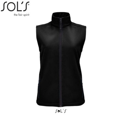 Jachete & veste personalizate - Vesta softshell dama, 96% poliester, 4% elastan 280 g/m², Sol's