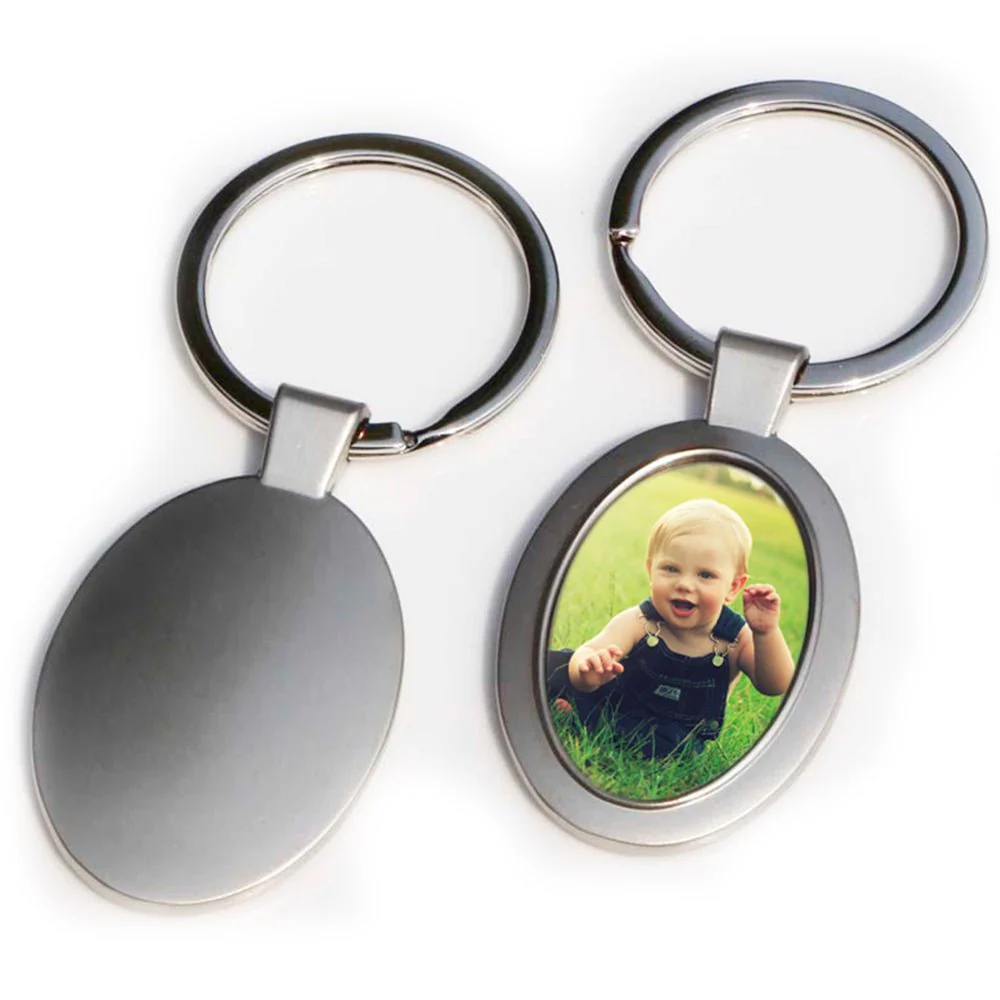 Breloc metalic oval [3]