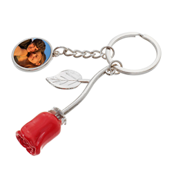 Breloc metalic Trandafir [3]