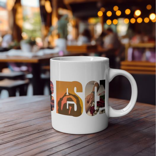 Cana personalizata " TE IUBESC" cu 5 imagini [2]