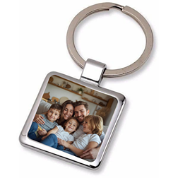 Brelocuri - Breloc metalic patrat