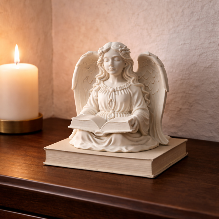 Statueta Decorativa Inger Pazitor Alb Mat [2]