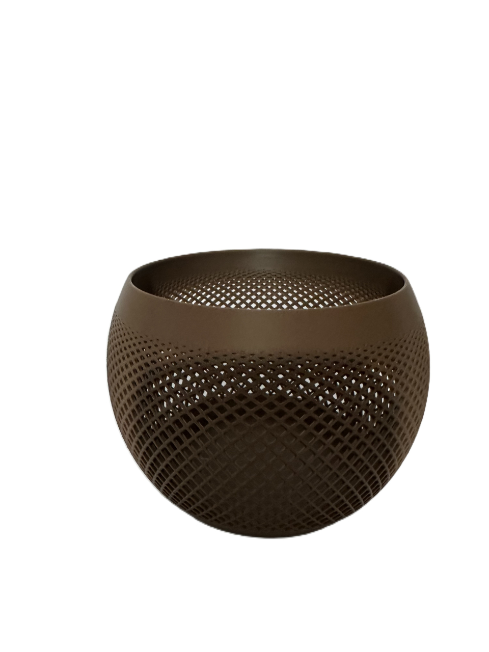 Bol Decorativ Cu Design Mesh Modern Negru mat, Bol Snacks Din Plastic PLA Printare 3D, Bol Decorativ Pentru Bomboane Si Gustari, Bol Snacks Usor Si Rezistent Pentru Bucatarie Living Sau Coffee Corner [2]