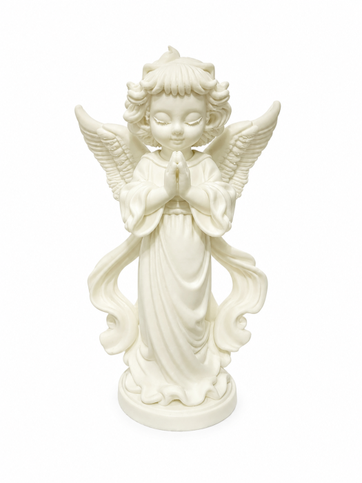 Statueta decorativa Inger Pazitor printata 3D alb [3]