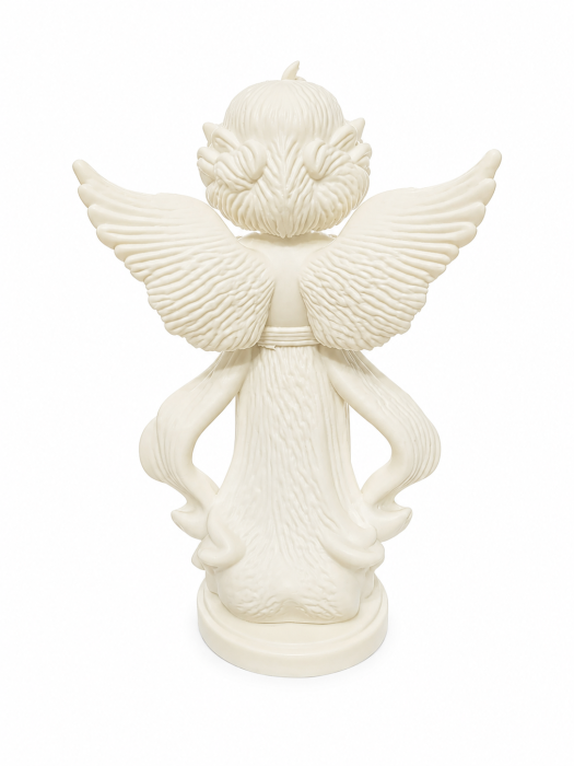 Statueta decorativa Inger Pazitor printata 3D alb [2]