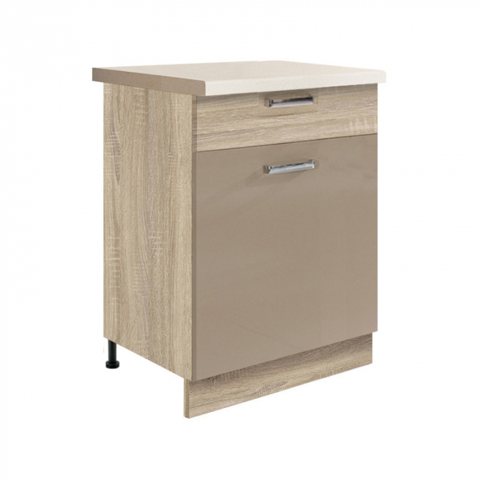 Corp inferior cu sertar si raft, 60 cm, PRE-5D, Premio [1]