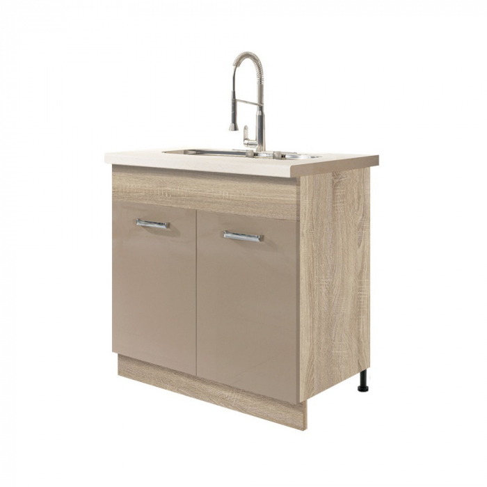 Corp inferior pentru chiuveta cu 2 usi, 80 cm, PRE-12D, Premio [2]