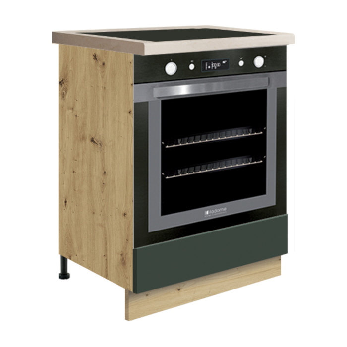Corp inferior pentru cuptor incorporat, 60 cm, GLA-17D, Glamour Green [1]