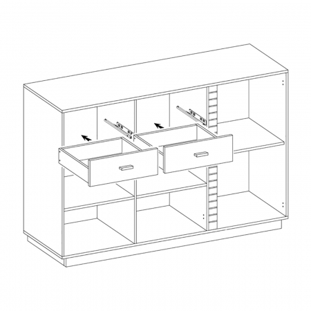 Comoda living 130 cm, VG12, Val Gardena [1]