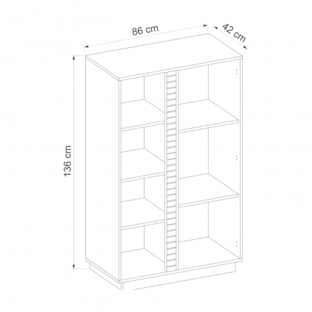 Comoda living 86 cm, VG15, Val Gardena [1]