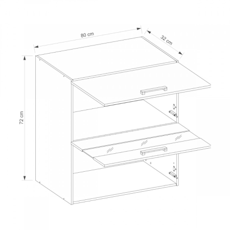 Corp suspendat cu 2 usi, 80 cm, SM-41G, Smart Congo [1]