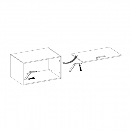 Corp suspendat cu o usa, 60 cm, SM-36G, Smart Congo [1]