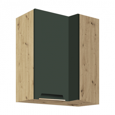 Mobilier - Corp suspendat, pe colt, 70x40 cm pe partea stanga, GLA-44G L, Glamour Green