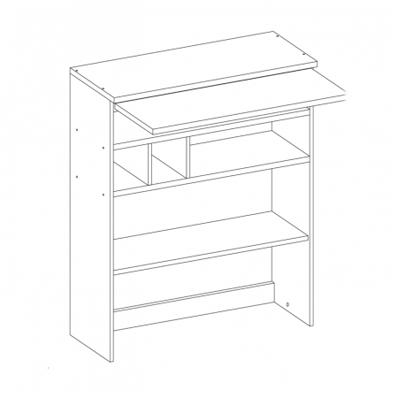 Extensie mobilier TV, 130 cm, VG5, Val Gardena [1]