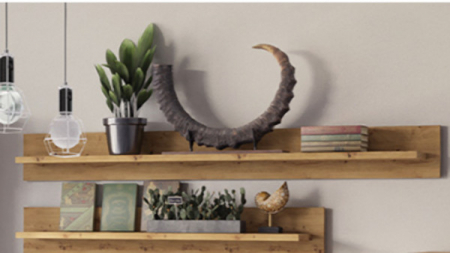 Polita stejar artizan, 130 cm, ML6, Molto [2]